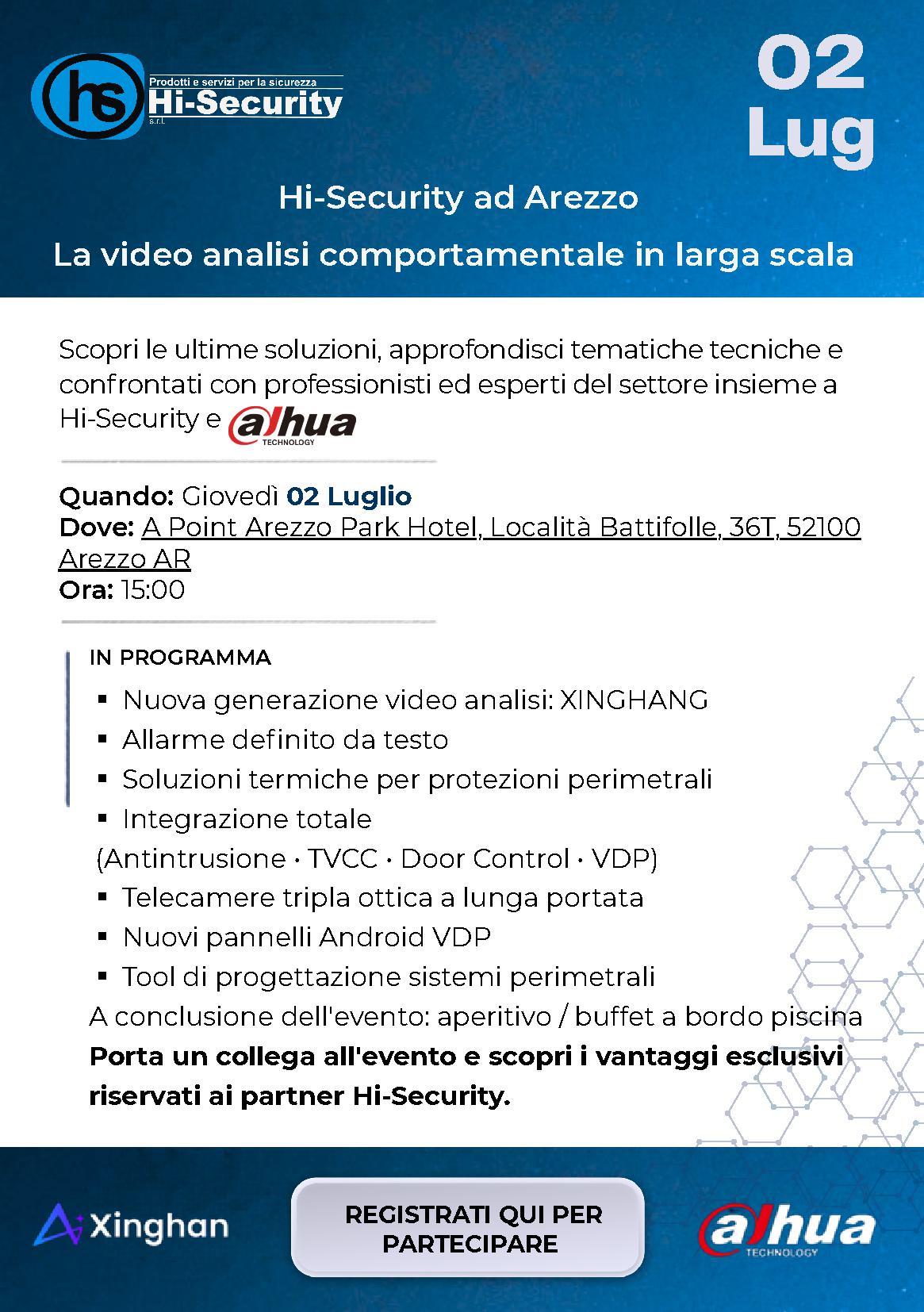 Evento Dahua Hi-Security Arezzo 2/07